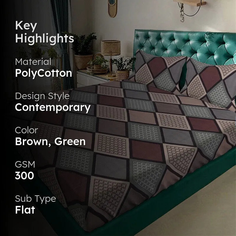 GridAura Bedsheet - 300 GSM media 2