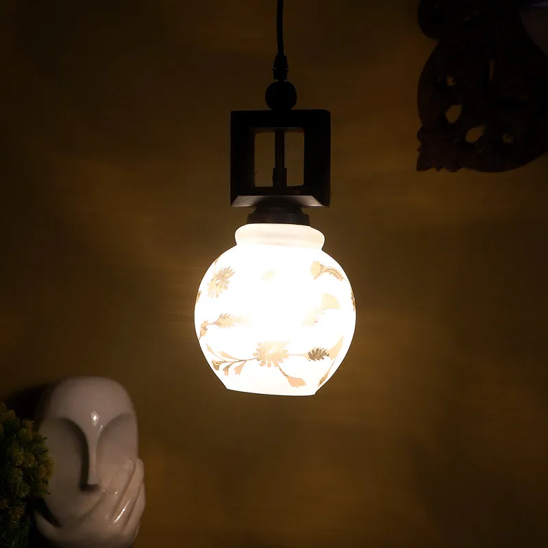 Cirn Wooden Ceiling Lamp media 1