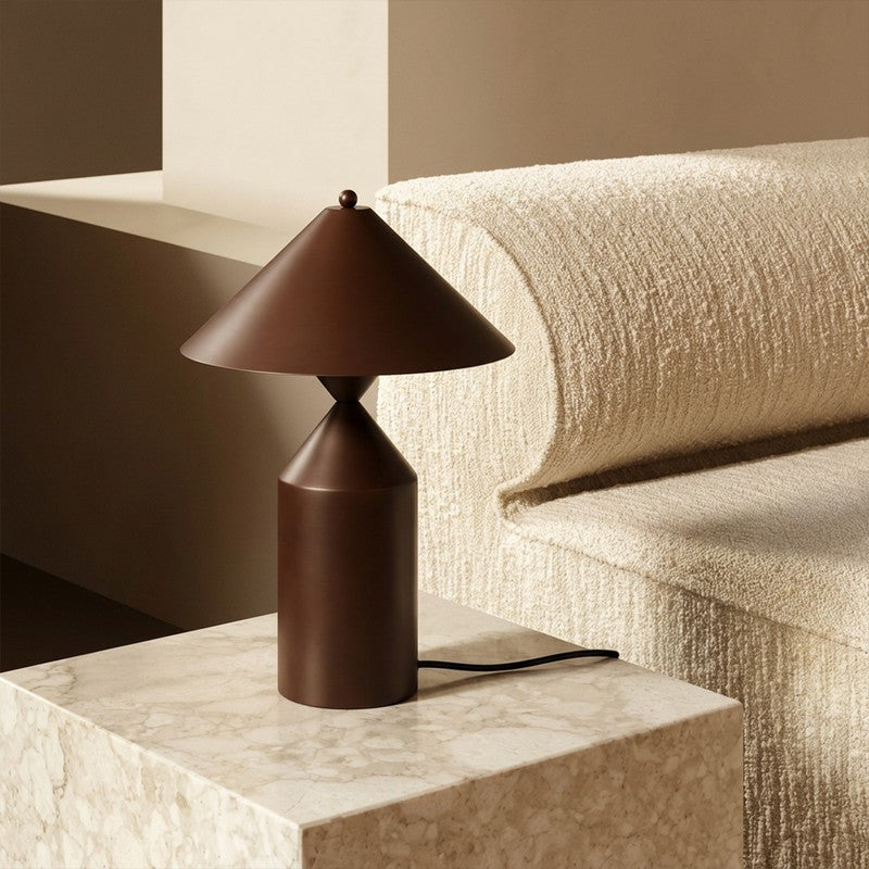 Fig Living Cone Casa Metal Table Lamp - Brown media 8