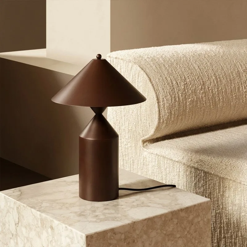 Fig Living Cone Casa Metal Table Lamp - Brown media 8