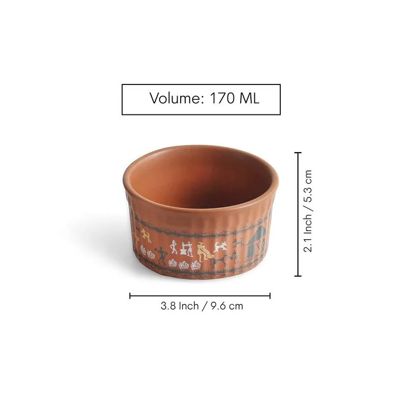 Delight Ceramic Snack Bowl (170 mL) - Set Of Six media 6