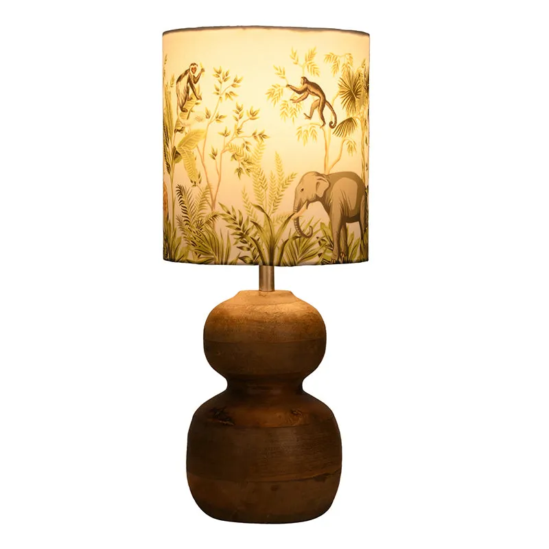 Simona Junglee Fabric Table Lamp - Multicolor media 3