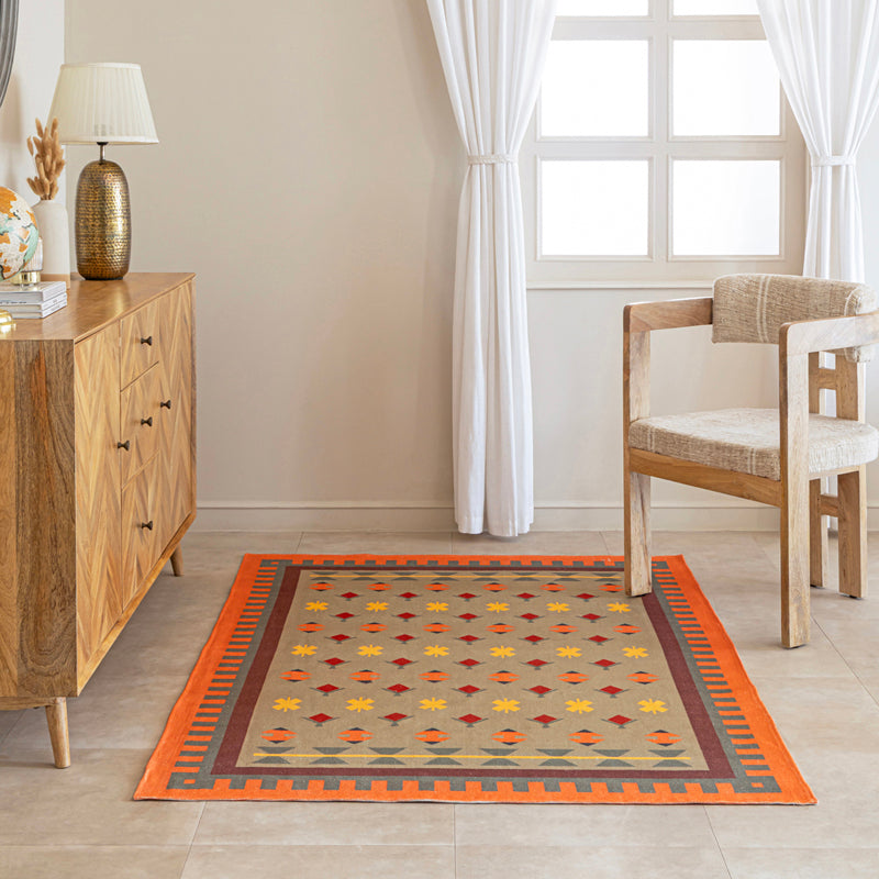 Arra Handwoven Cotton Rug media 4
