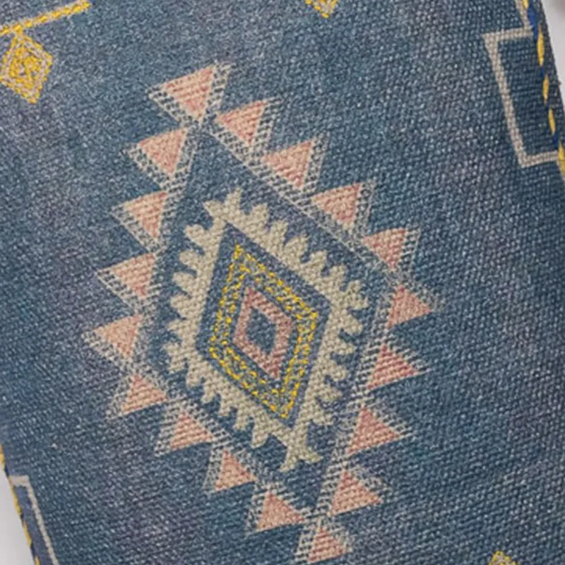 Tribal Glyph III Embroidered Cushion Cover media 4