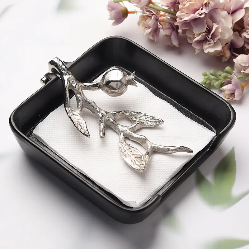 Riff Tissue Holder - Silver media 5