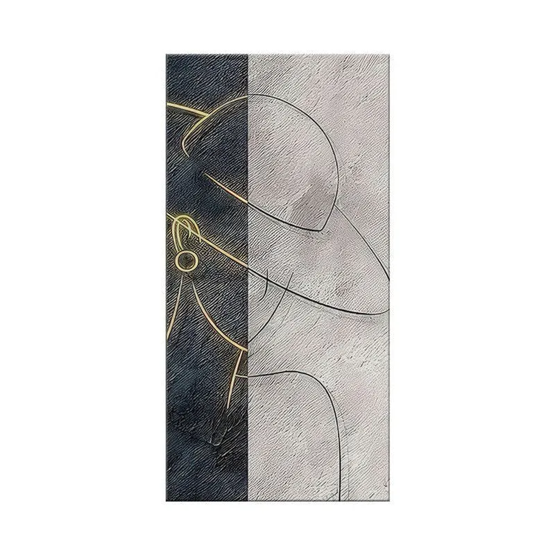 Modern Woman Line Art Wall Painting media 4