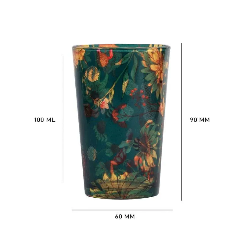 Sanguine Sunflowers Chai Glass - Set of Two media 4
