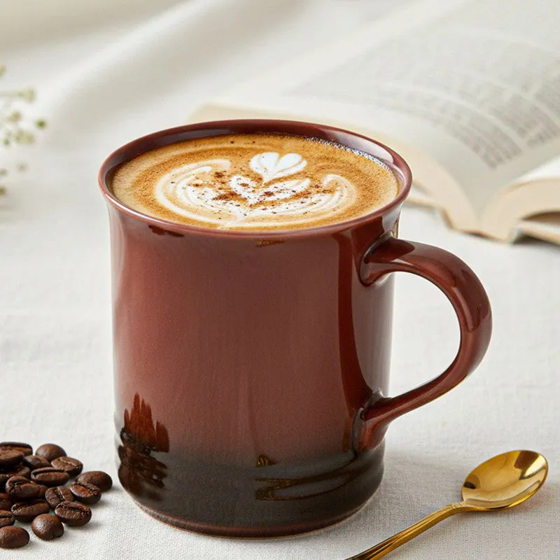 Brew Ceramic Coffee Mug (450 mL) - Deep Red media 1