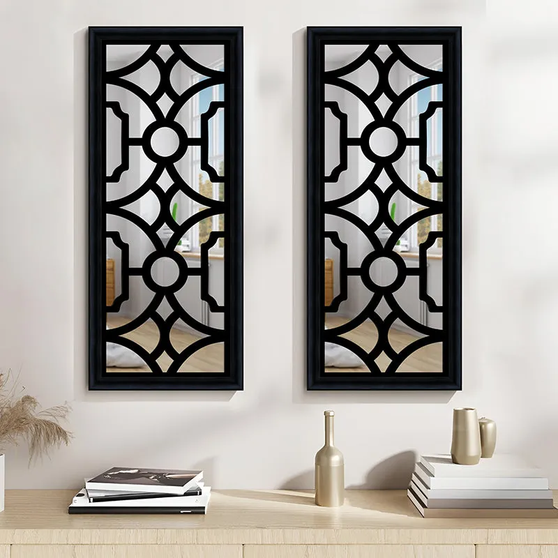 Persian Motif Decorative Wall Mirror - Set Of Two media 3