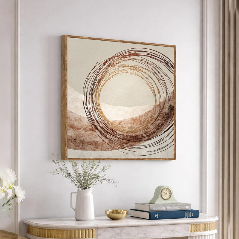 Deserted Spiral Canvas Wall Art With Frame media 3