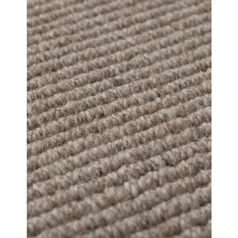 Ethereal Hand Loomed Wool Rug - Taupe media 5
