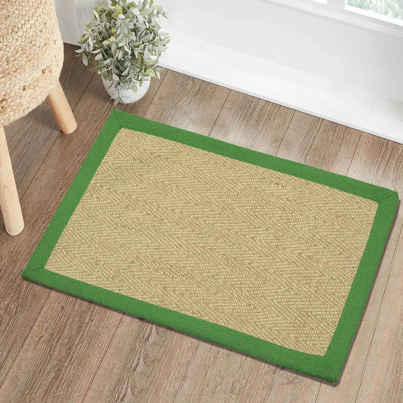 ChevronTread Anti-Slip Jute Door Mats - Green media 3