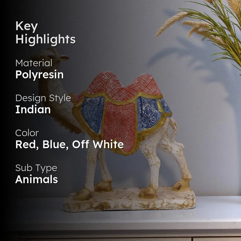 Desert Majesty Camel Polyresin Showpiece media 2