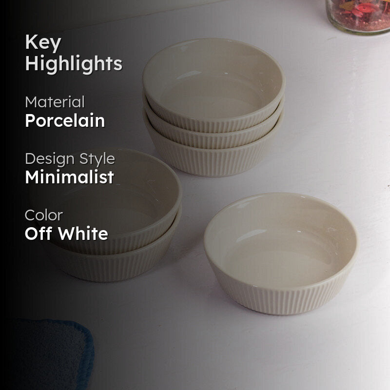 Eldrin Snack Bowl(200 mL) - Set Of Six media 2