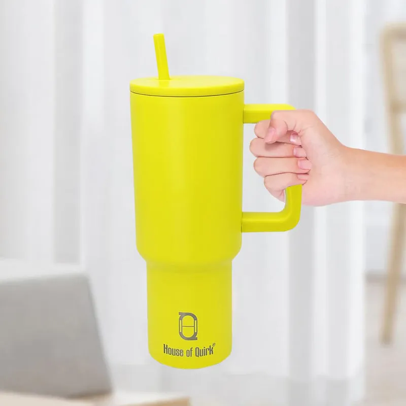 Hydra Boost Stainless Steel Tumbler (1200 ML) - Yellow media 1