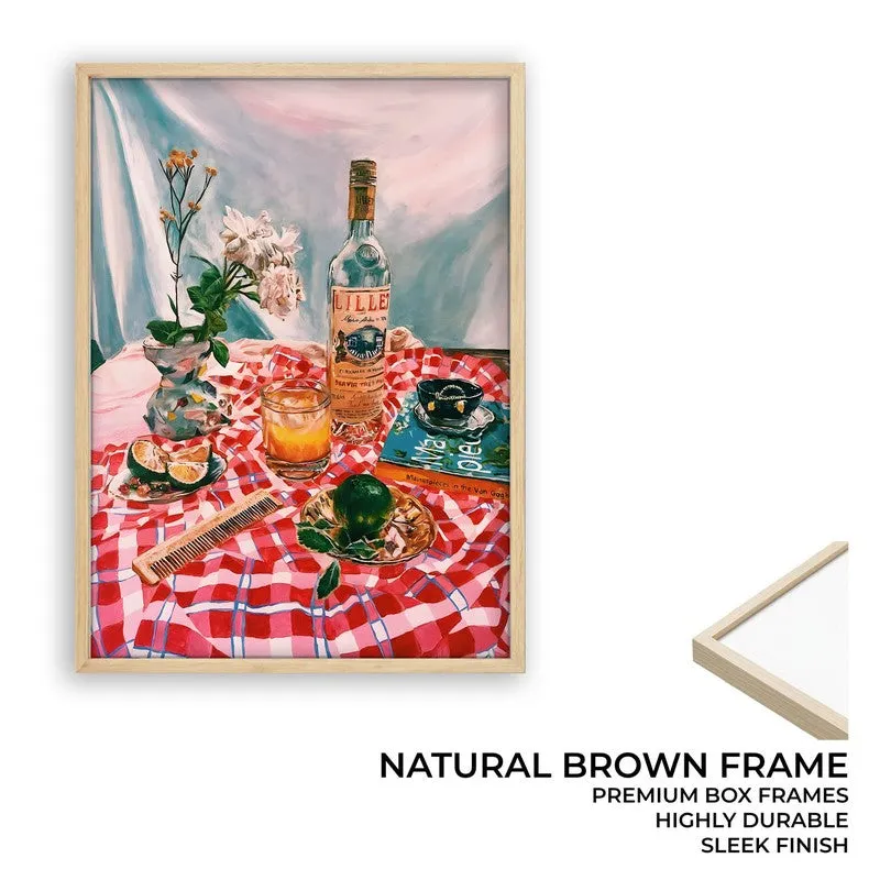 Dining Opulence Archival Canvas Wall Art - Brown media 9