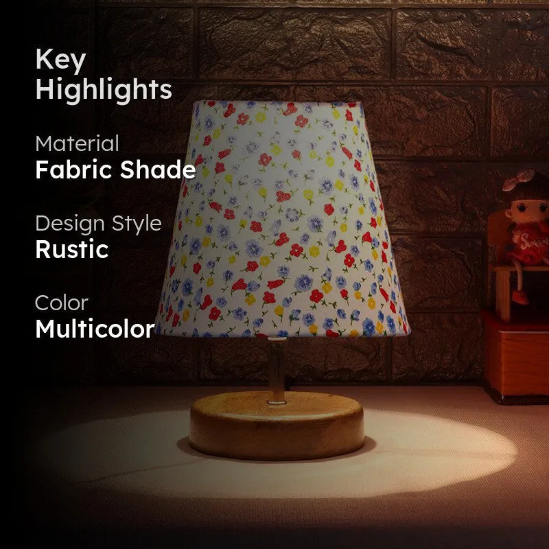 Petricho Color Splash Fabric Table Lamp - Multicolor media 2