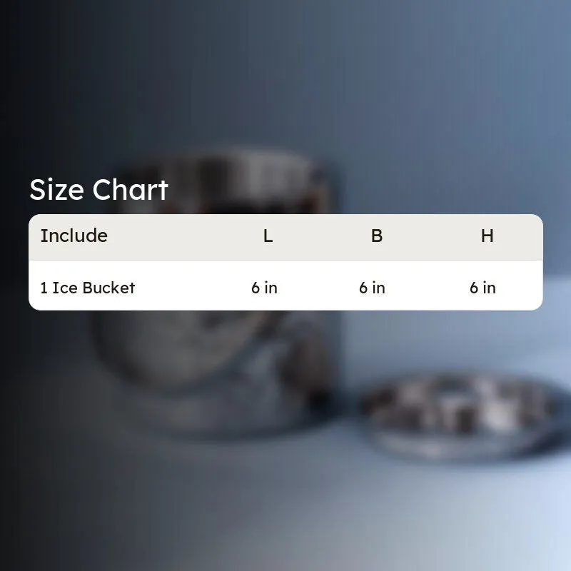 Hammered Stainless Steel Ice Bucket - 1500 mL media 7