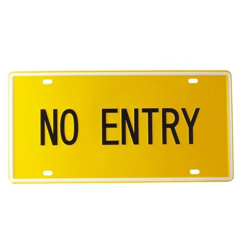 No Entry Metal Wall Accent media 3