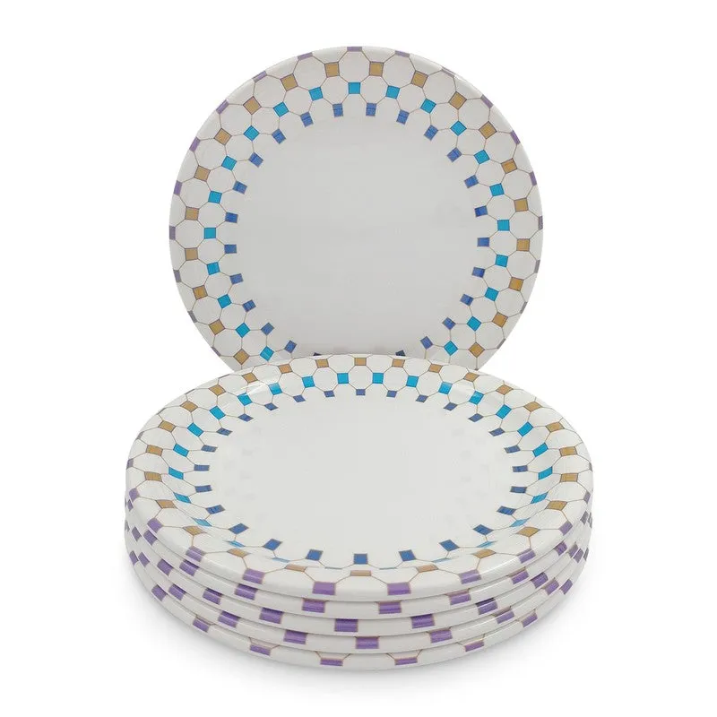 Arris Melamine Quarter Plates - Set of Six media 8