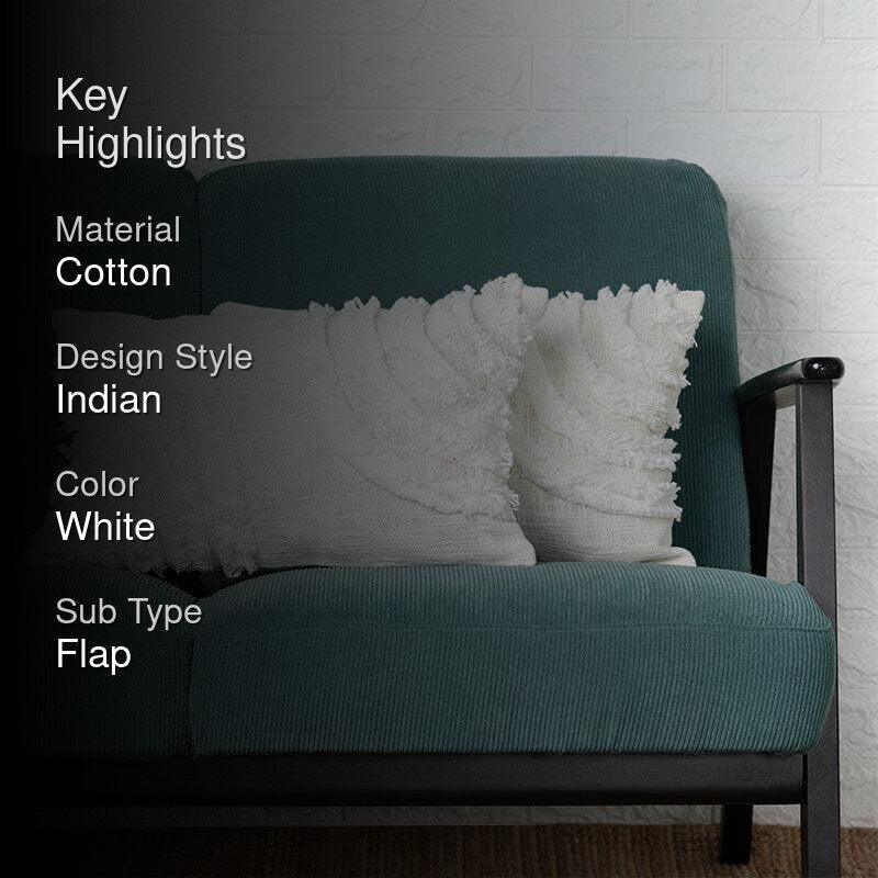 Wavy Tufted Cushion Cover - Set Of Two media 2