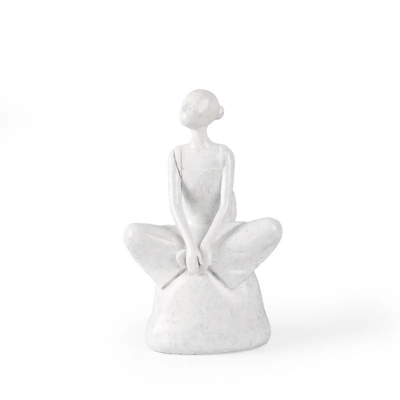 Meditative Mood Resin Showpiece media 3