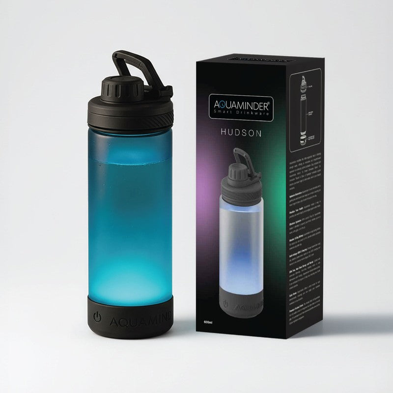 Sound and glow of Hydration Smart Water Bottle - Blue (600 mL) media 4