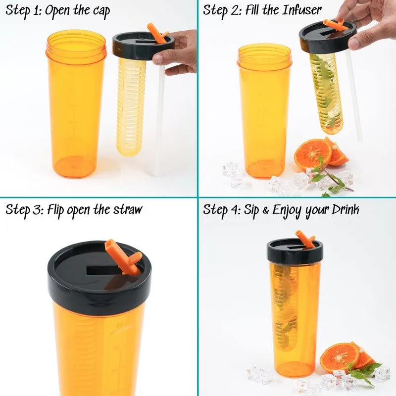 AquaFlow Sipper Water Bottle - 700 mL media 5