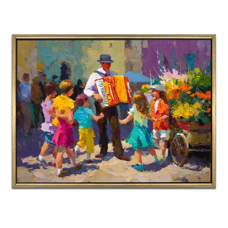 Street Melody Canvas Wall Painting With Frame media 3