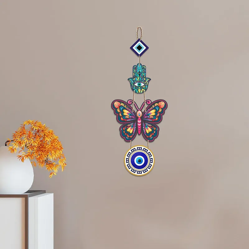 Vibrant Butterfly II Polyester & MDF Wall Hanging media 3