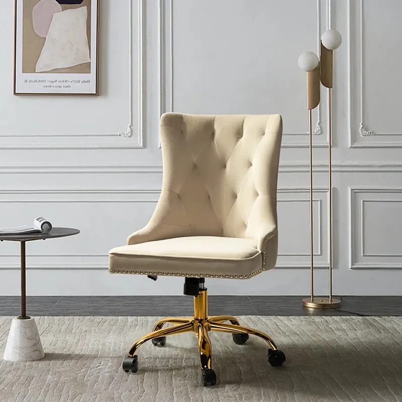 Seatra Neem Wood Office Chair - Beige media 1