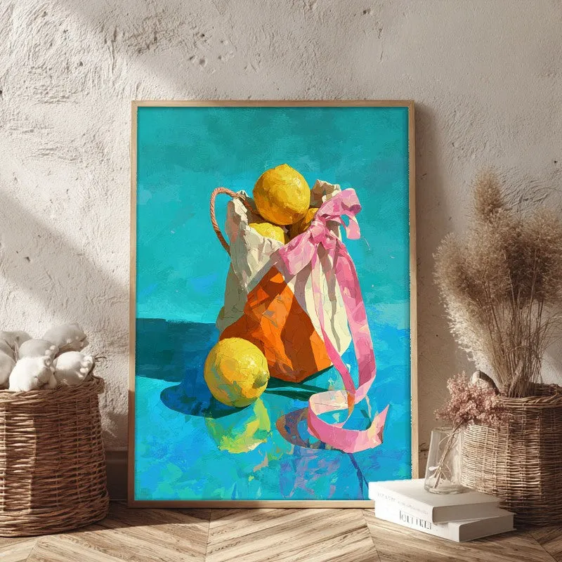 Lunith Canvas Wall Painting With Brown Frame media 3