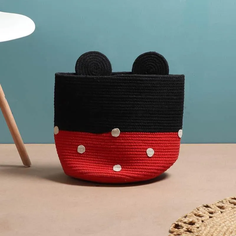 Mickey Mix Cotton Storage Basket media 3