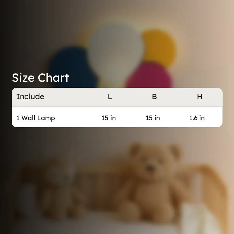 Balloon Glow Battery Operated MDF Wall Lamp media 11