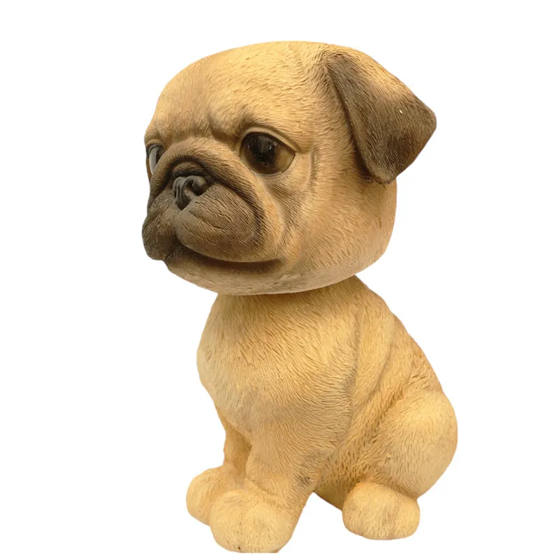 Bobble Head Pug Showpiece media 5