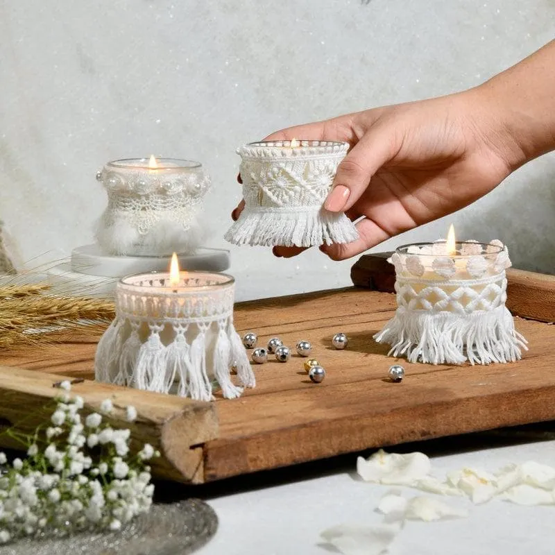 Nazakat- Set of 4 Scented votive candles media 1