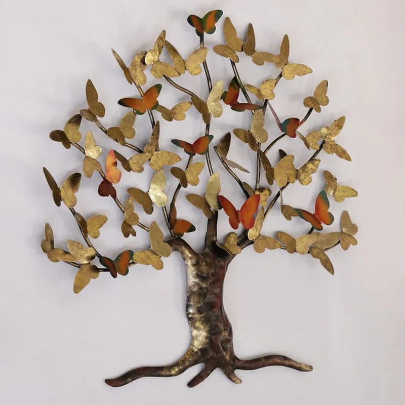 Butterfly Tree Iron Wall Accent media 3