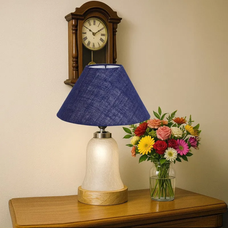 Zoravelle Wooden Table Lamp - Blue media 4