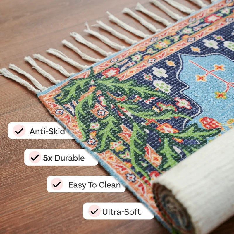 Imperial Tiger Cotton Runner Rug media 8