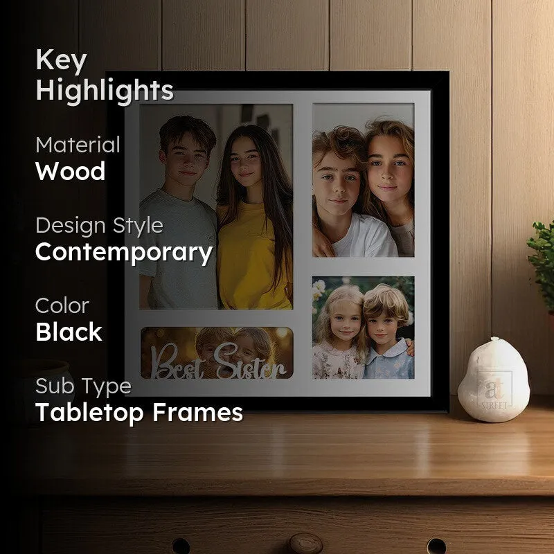 Snapshots Collage Photo Frame - Black media 2