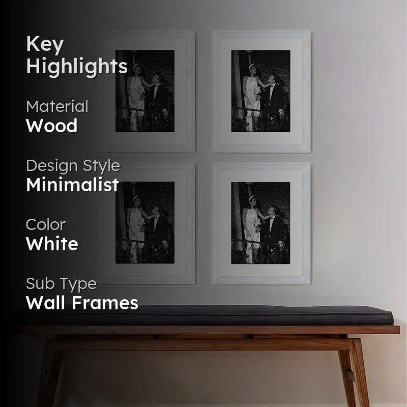 Treega Nuvo Photo Frame (White) - Set Of Four media 2