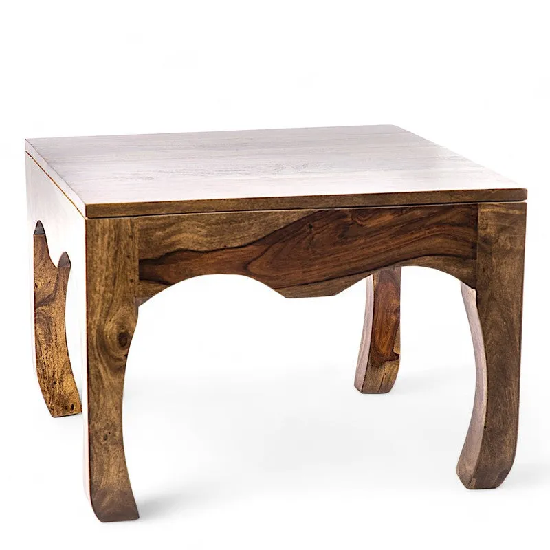 Rervon Sheesham Wooden Center Table - Brown,Beige media 3