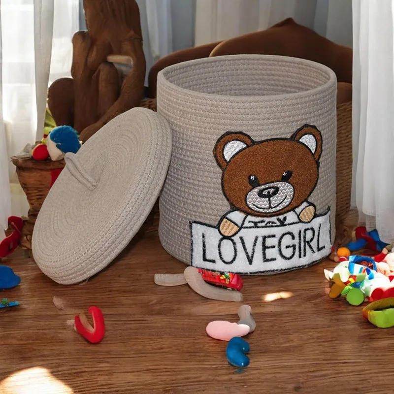 Teddytote Cotton Storage Basket media 1