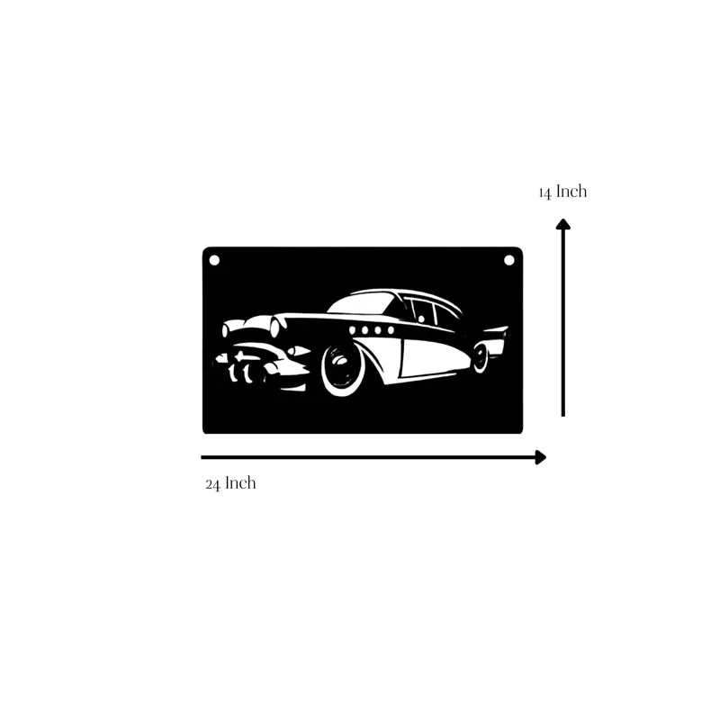 Car Silhouette II Iron Wall Accent media 5
