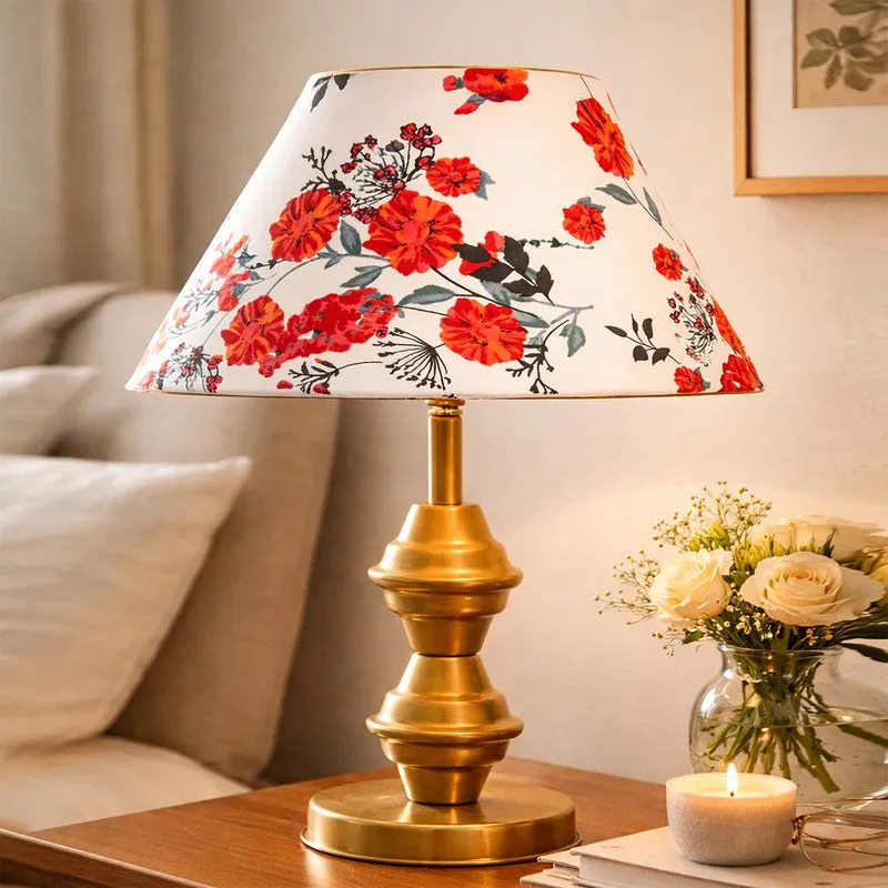 Floral Whisper Light Metal Table Lamp media 3
