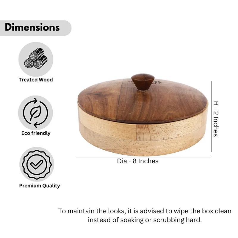 Timberine Sheesham Wood Casserole media 6