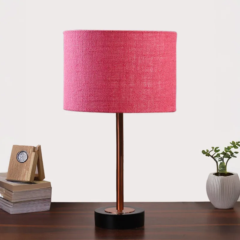 Sienna I Rodin Wooden Table Lamp - Pink,Copper,Black media 3