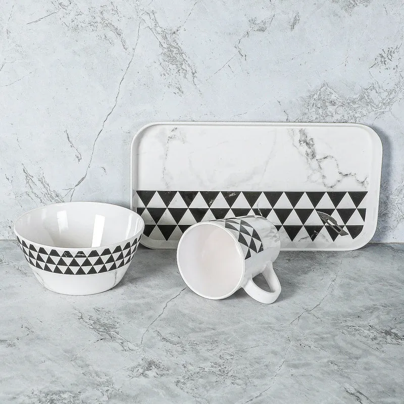 Mivono Serving Set (Black & White) - Three Piece Set media 3