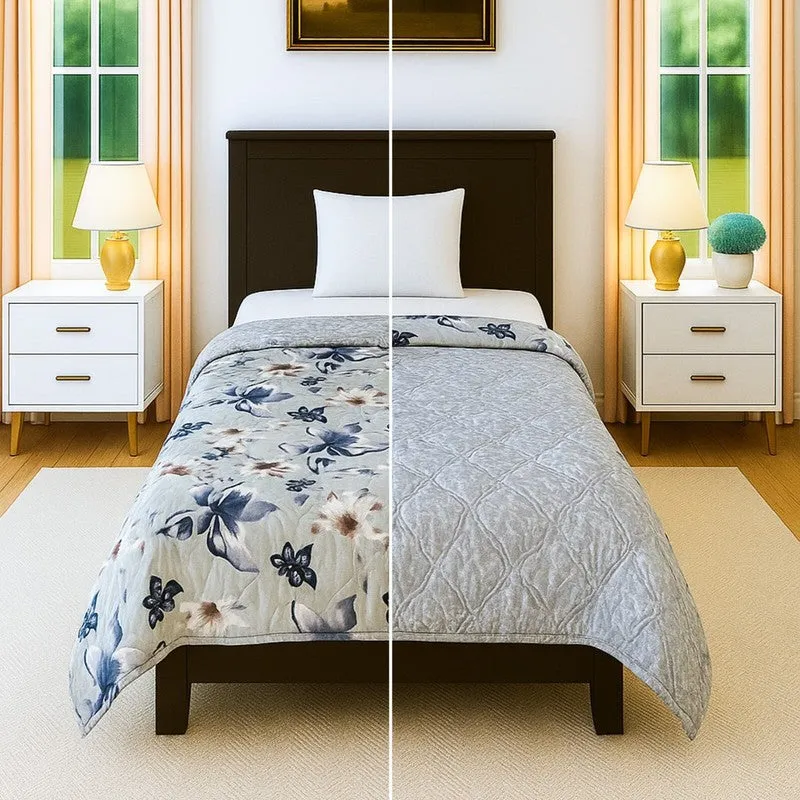 Neo Floral Cotton Comforters - 300 GSM media 3
