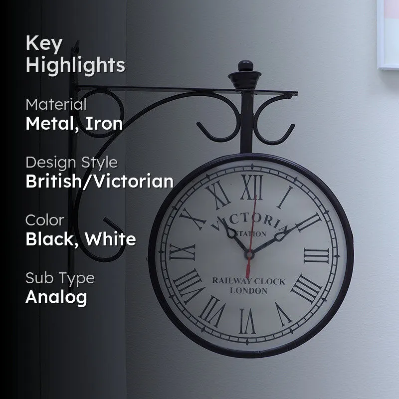 Time Sentinel Iron Wall Clock media 2